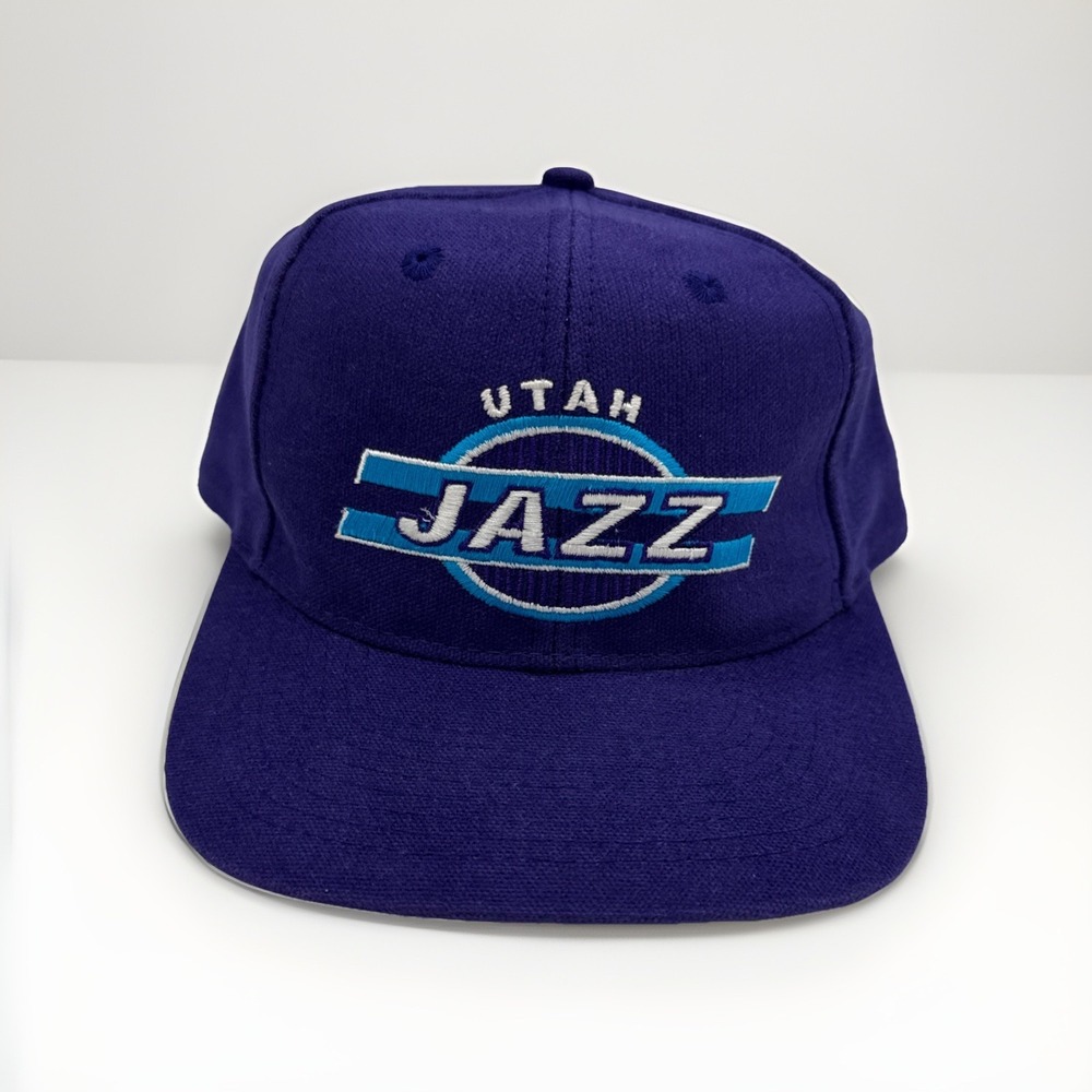 Vintage Utah Jazz Hat Purple Twill NBA Sports‎ Specialties NBA On Track Y2k